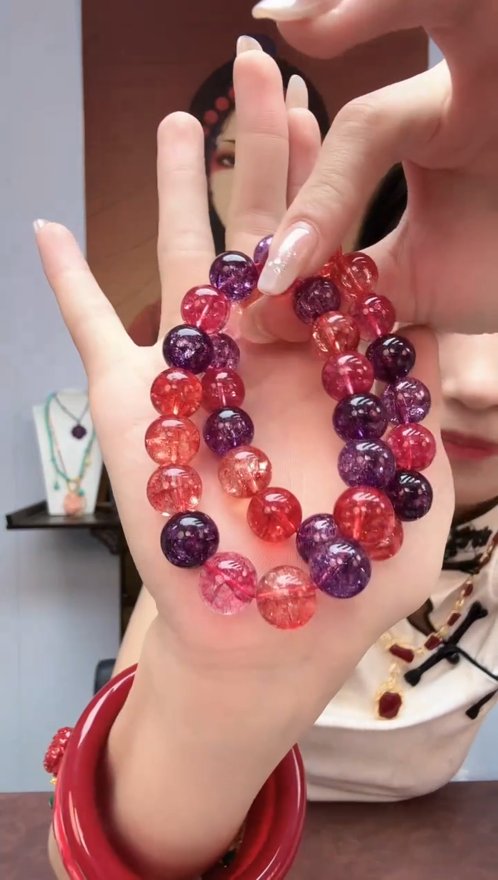 珐琅非金属无非金属七七1.2mi圆珠手串