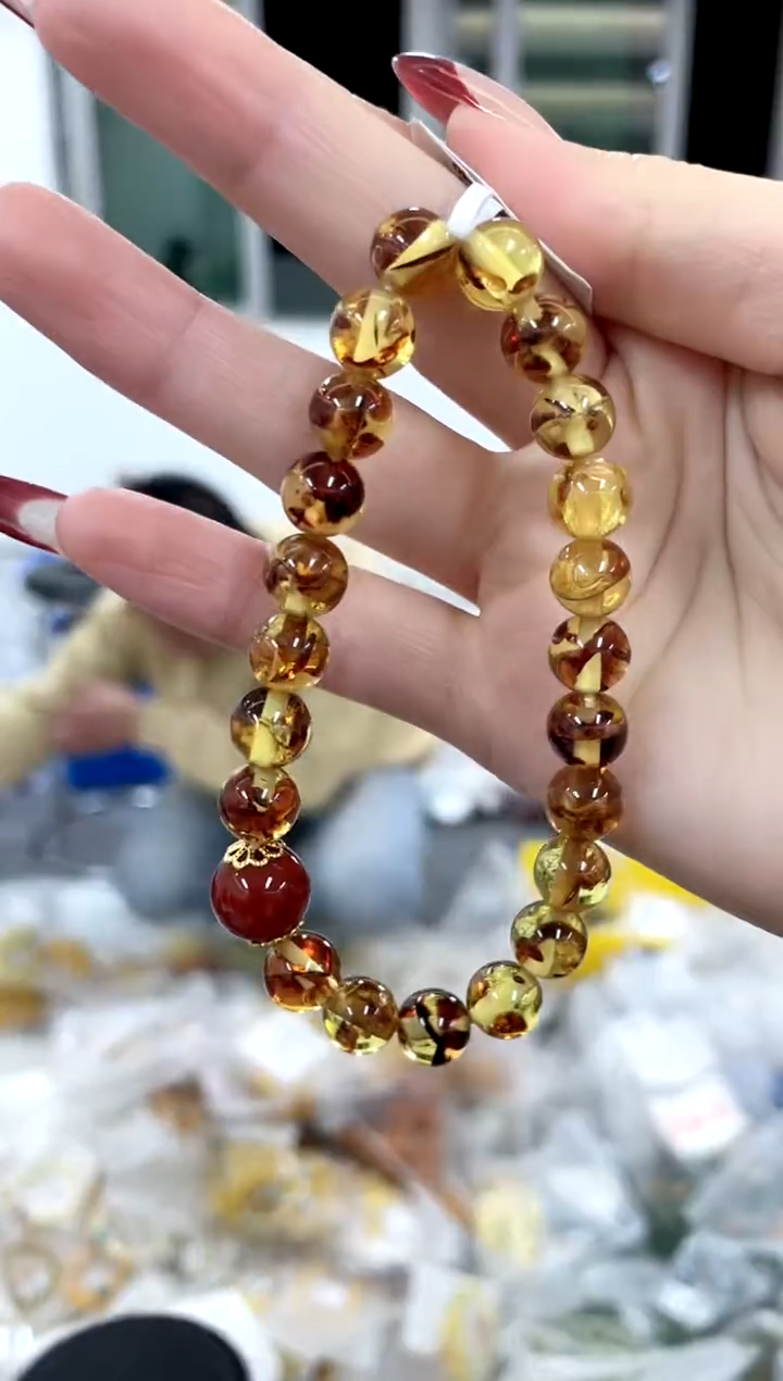 【闪购商品】琥珀（花珀）裸石未镶嵌 （多样性单个发货）