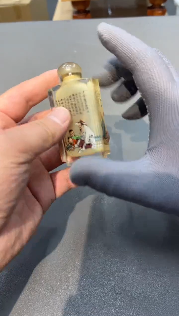 人造水晶桃*工艺品小四孤品收藏