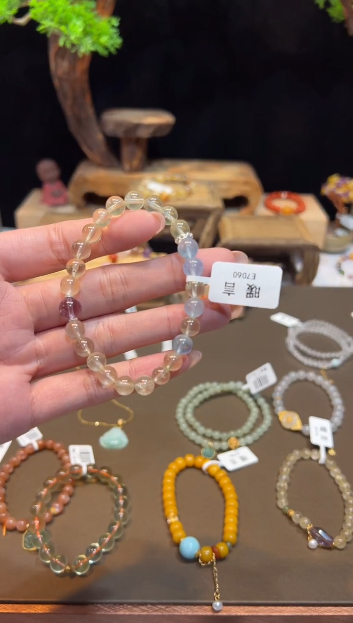 未镶嵌手链水晶手饰@@E7060