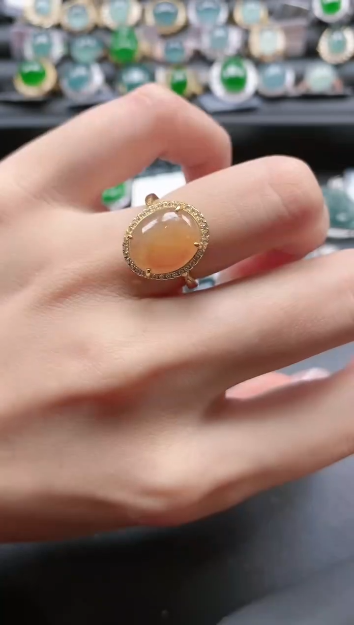 【闪购商品】翡翠戒指银S925镶嵌51511