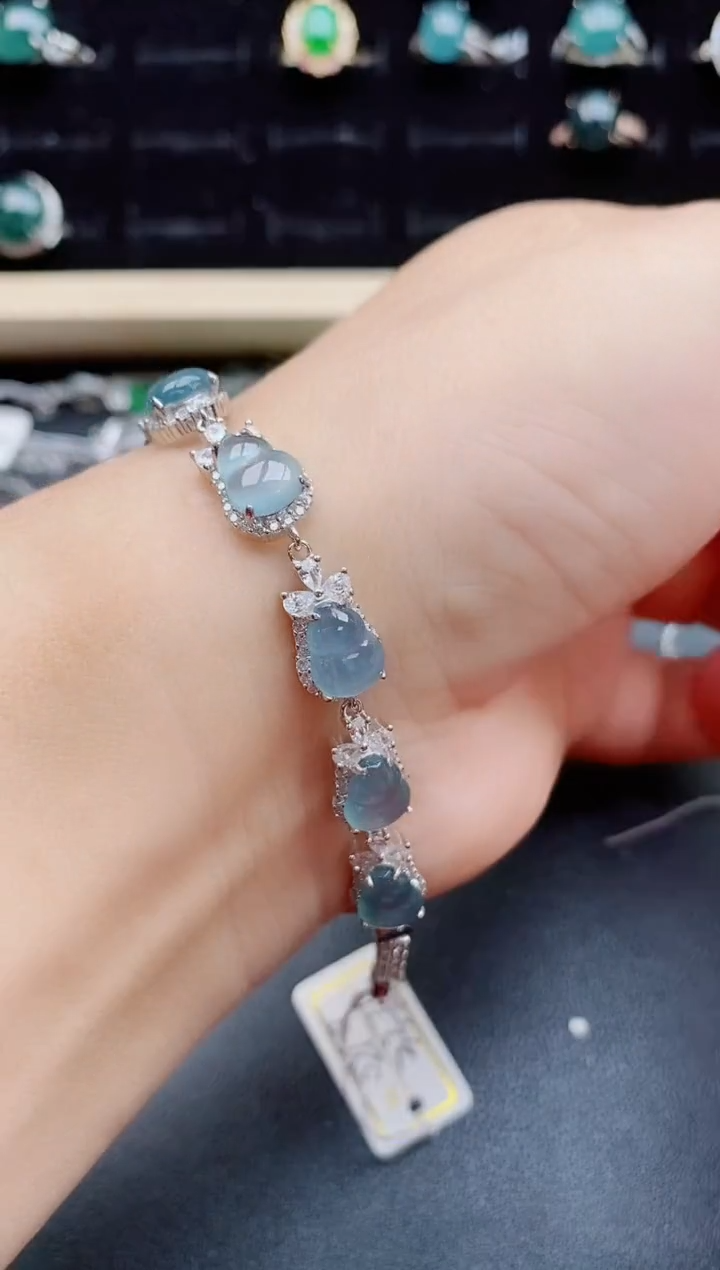 【闪购商品】翡翠戒指银S925镶嵌21321