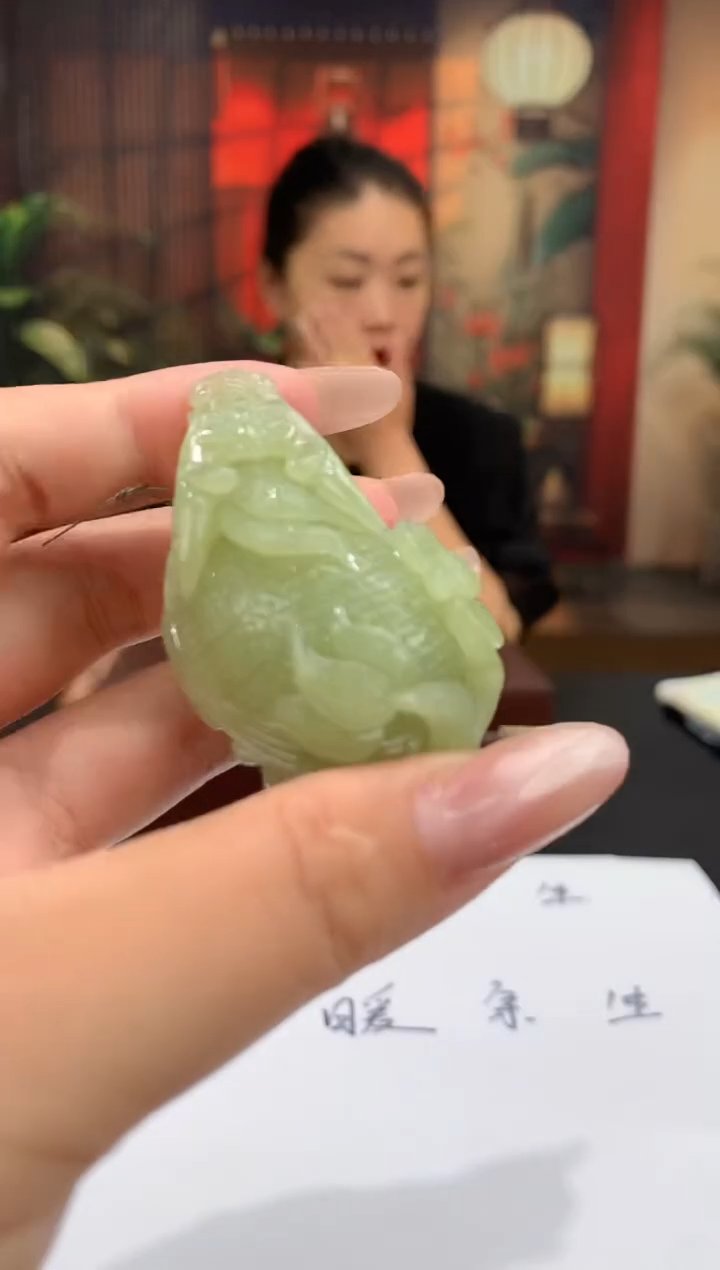 定制和田玉玉出名师天然和田玉拍一发一