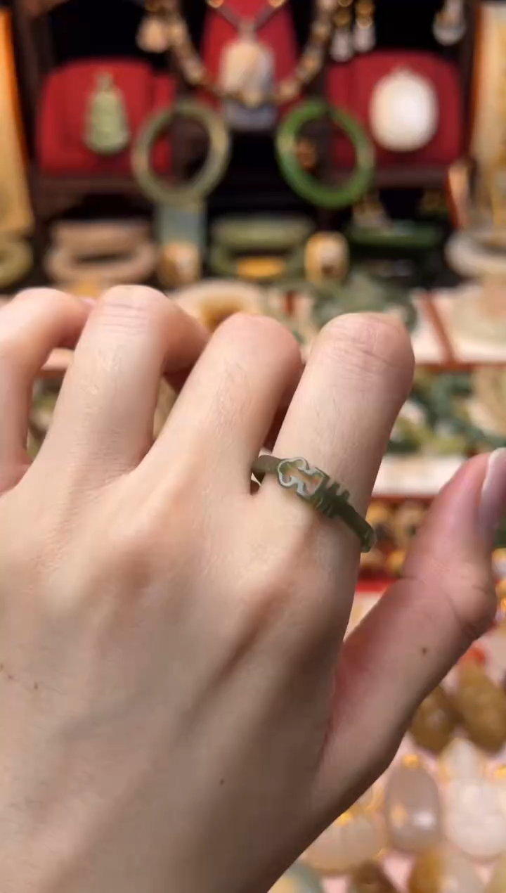 【闪购商品】和田玉戒指未镶嵌23