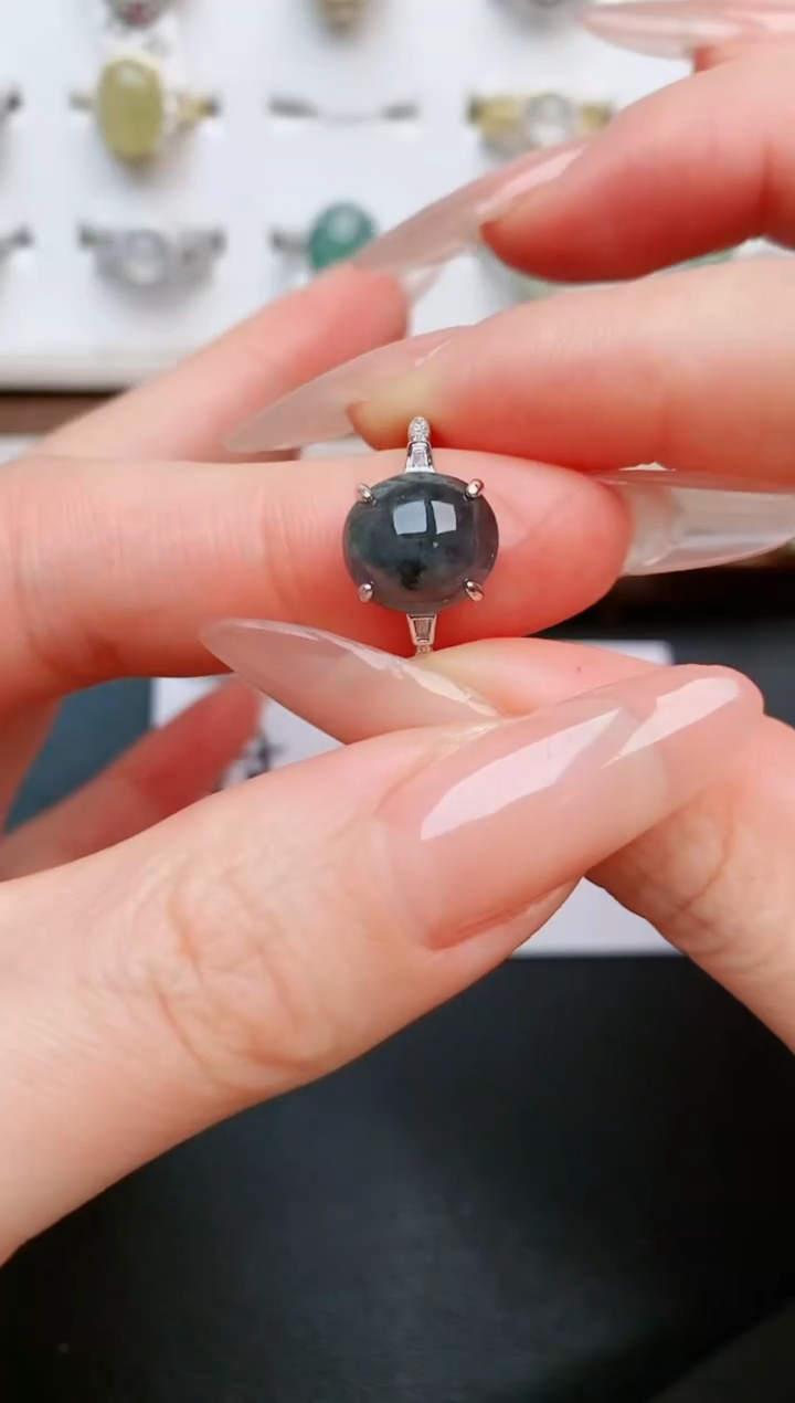 【闪购商品】翡翠戒指银S925镶嵌.....