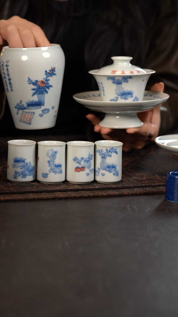 【闪购商品】杯聚澜堂清供套组七件套