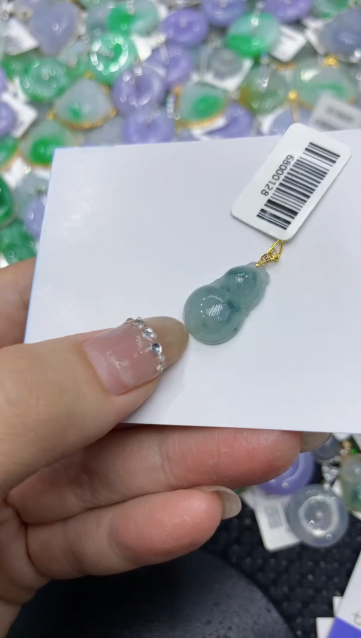 【闪购商品】翡翠颈饰18K金镶嵌 222222222