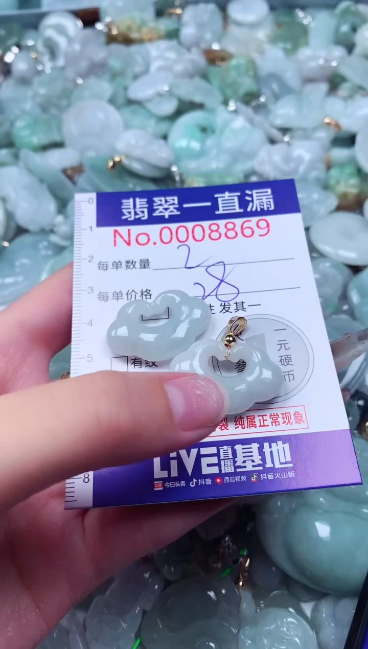 吊坠(不含链)未镶嵌翡翠8869