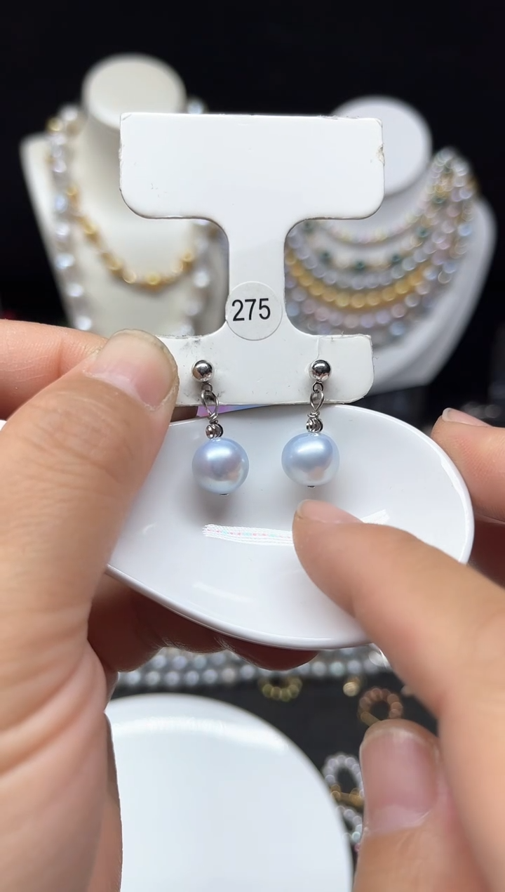 【闪购商品】淡水珍珠耳饰未镶嵌多人