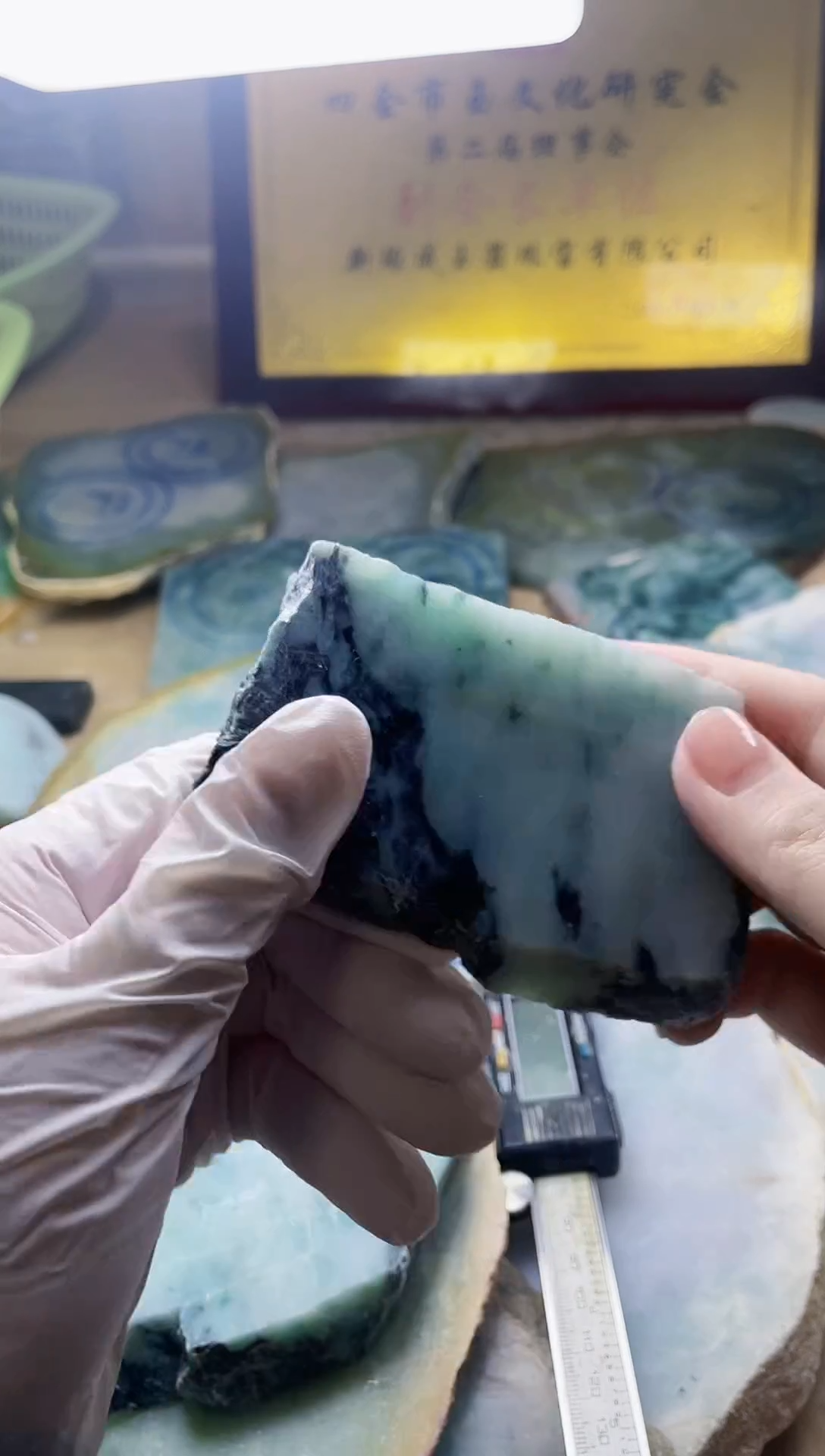 翡翠未镶嵌颈饰A货曹玉367