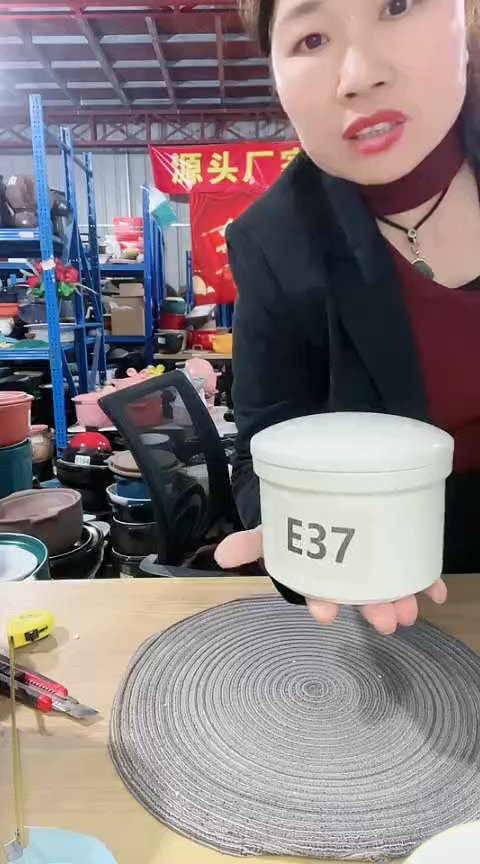 【闪购商品】3910瑕疵白色炖盅2个不可明火