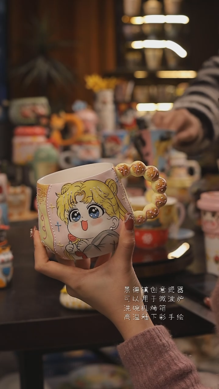 景德镇釉下彩绘设计师款式陶瓷