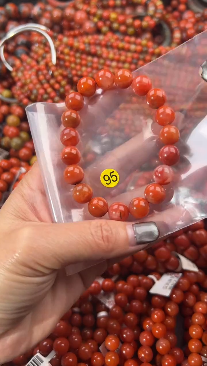 未镶嵌手串南红玛瑙8+