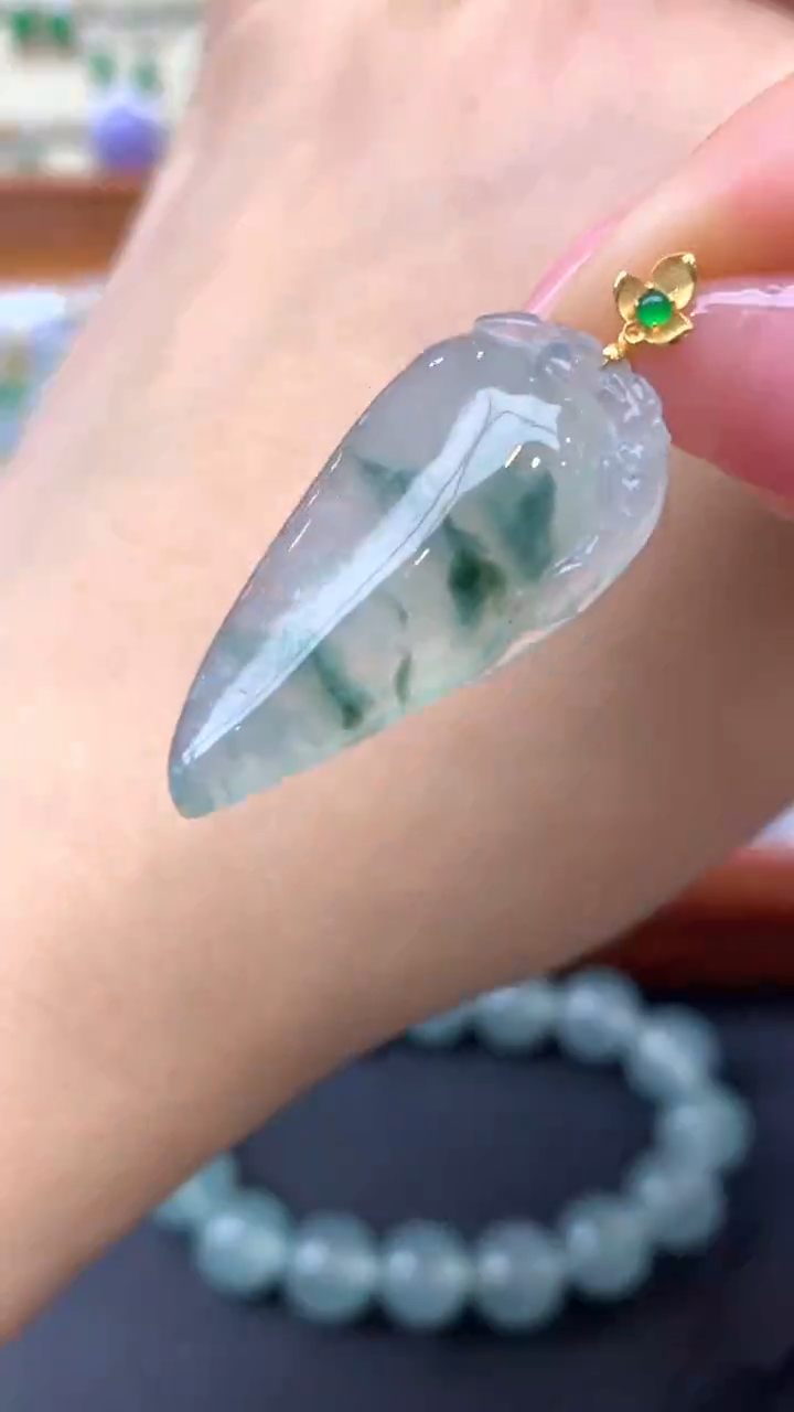 【闪购商品】翡翠颈饰未镶嵌254-天然翡翠