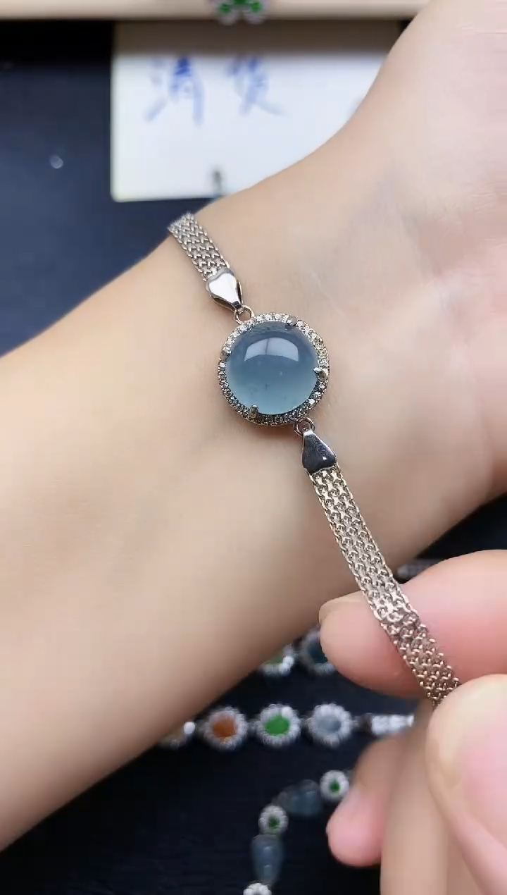 【闪购商品】翡翠戒指银S925镶嵌11111