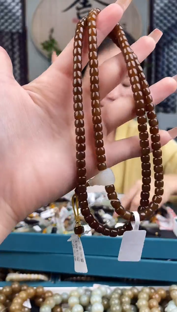 和田玉未镶嵌颈饰包*长拍一发一