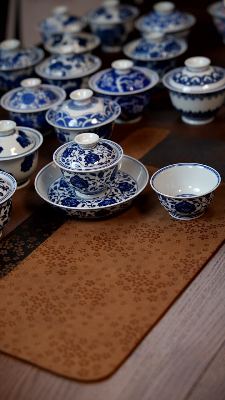 牡丹盖碗3件套11111