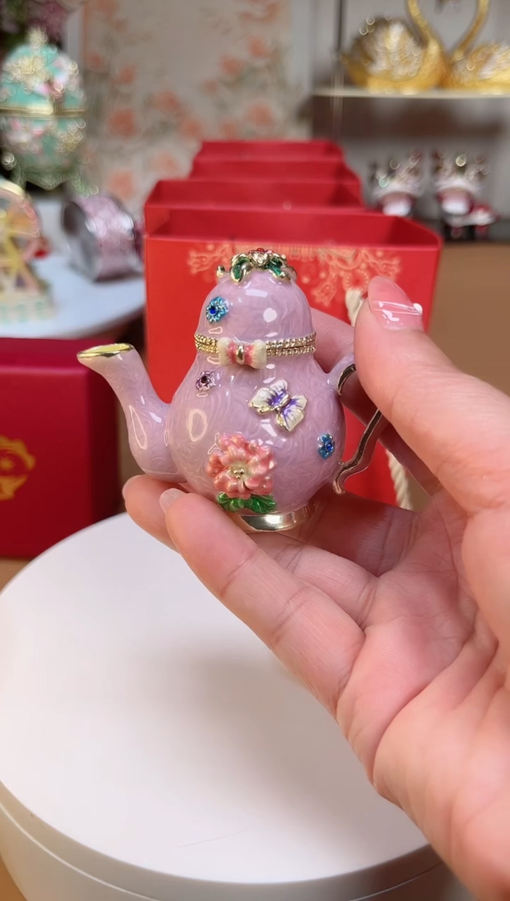 【闪购商品】易尚宝珐琅彩首饰盒