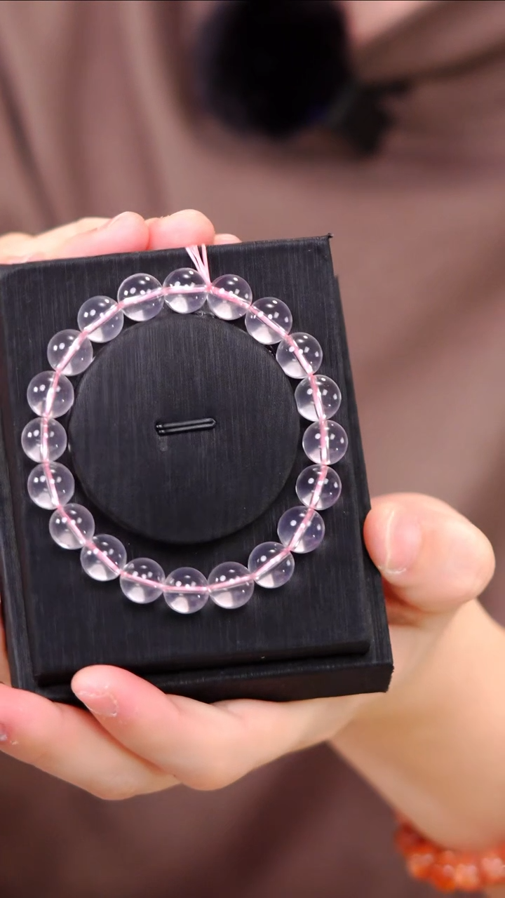 【闪购商品】水晶单圈未镶嵌Q021星光粉单圈10mm