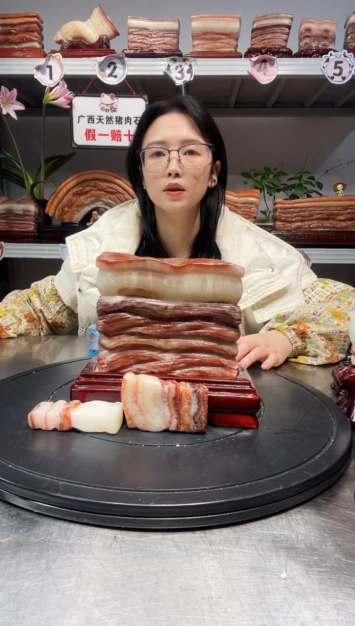 石材天然石材柳州猪肉石15-16-4.5