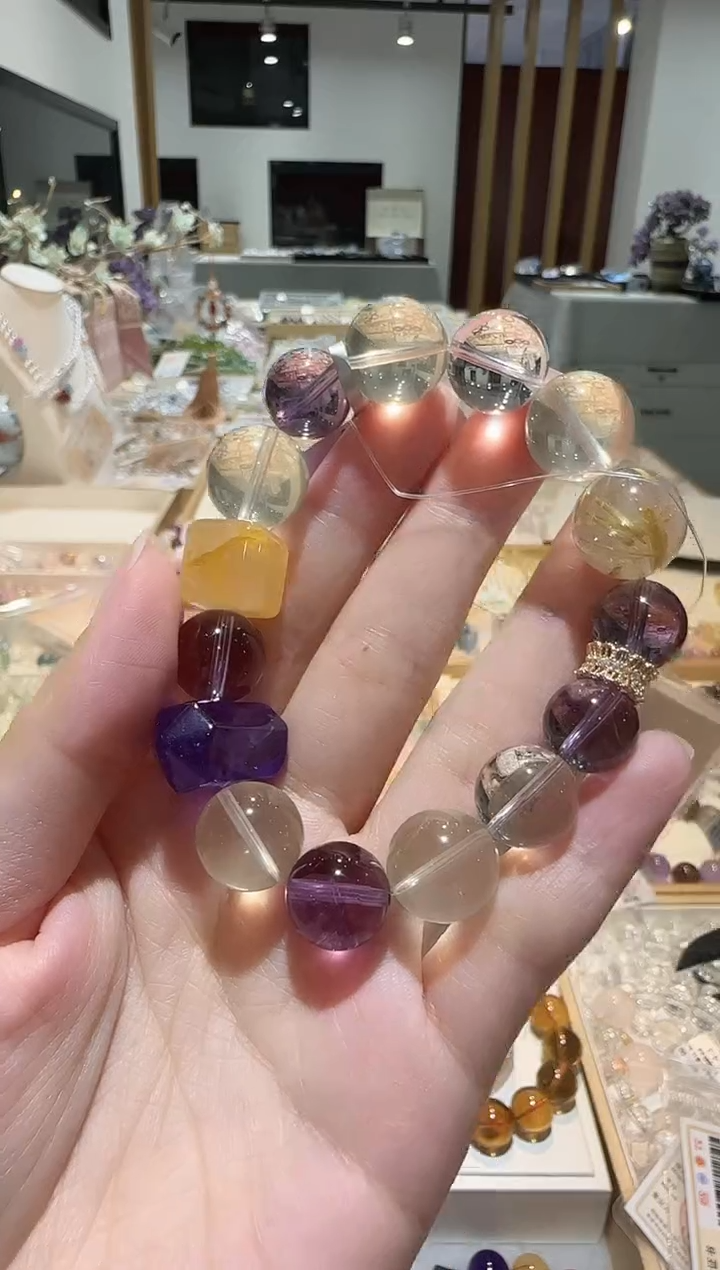 水晶手串未镶嵌手串