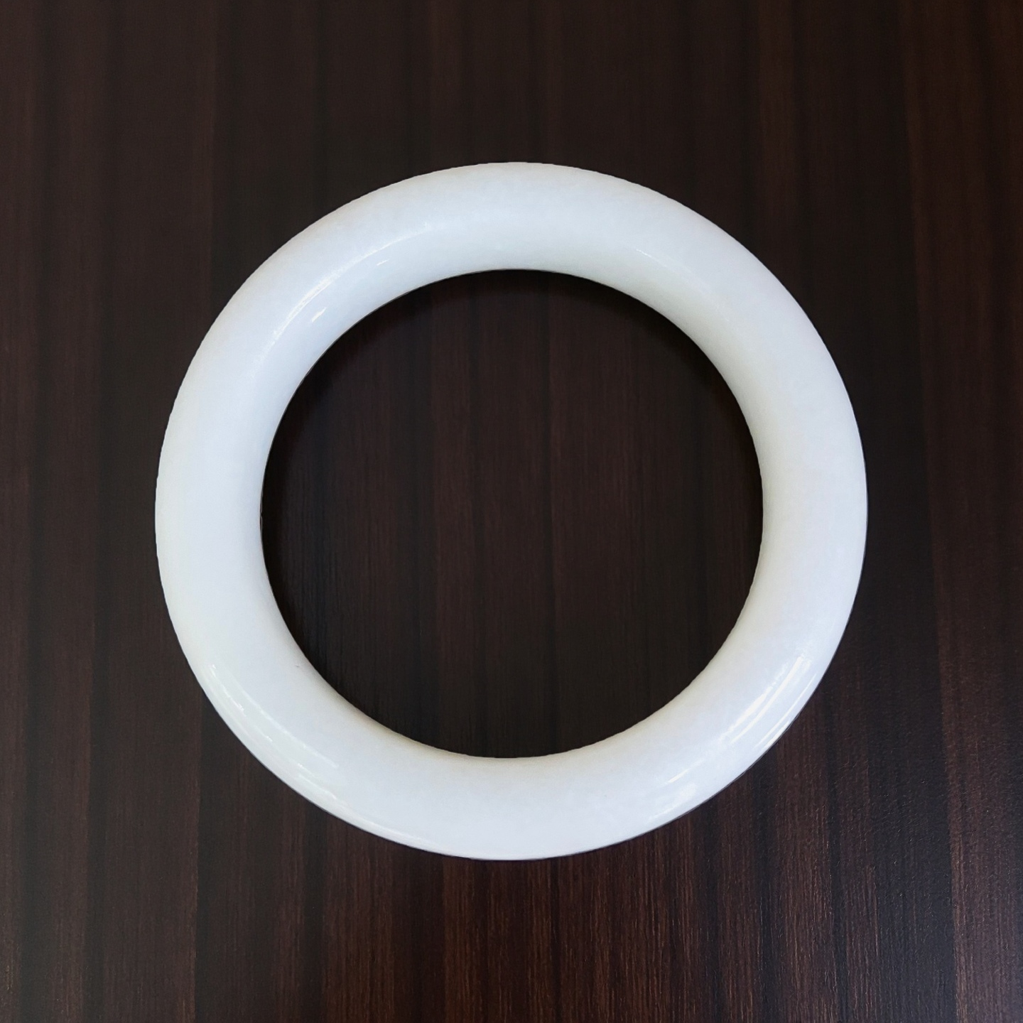 抖音质检先鉴后发出具和田玉证书天然保真和田玉白玉手镯