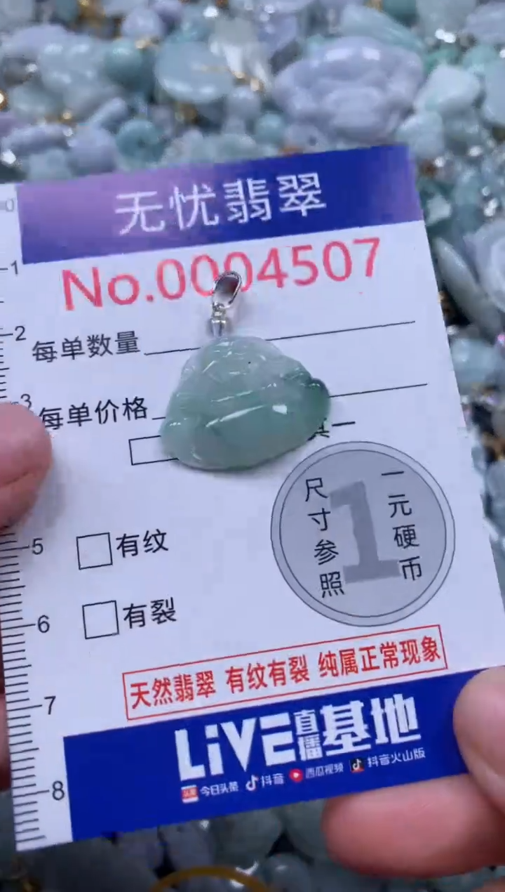 颈饰未镶嵌翡翠4507