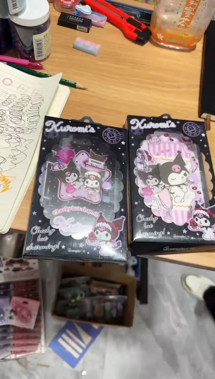 库洛米盒装胶套线圈本2本