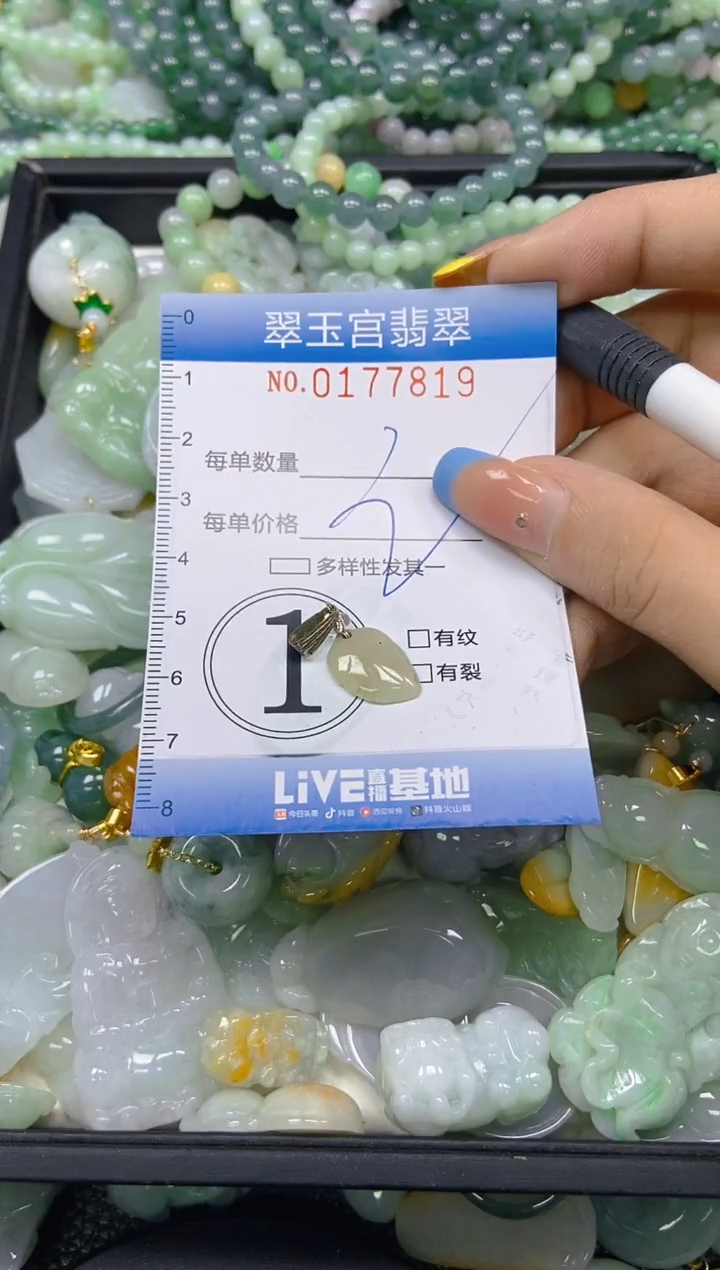 翡翠未镶嵌颈饰闪购0177819