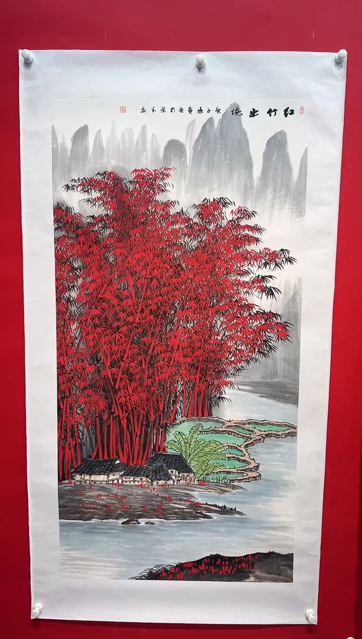 国画画家陆远华纯手绘原作