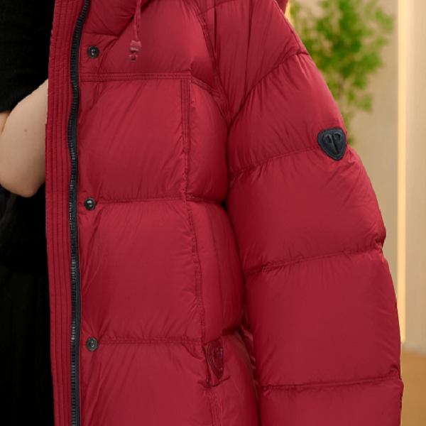 MR-{运费补贴}2025爆款加厚立领连帽保暖羽绒服