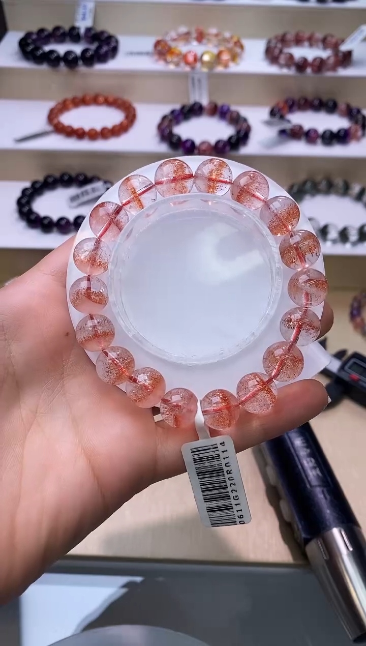 【闪购商品】水晶手链未镶嵌芬达金草莓11m+