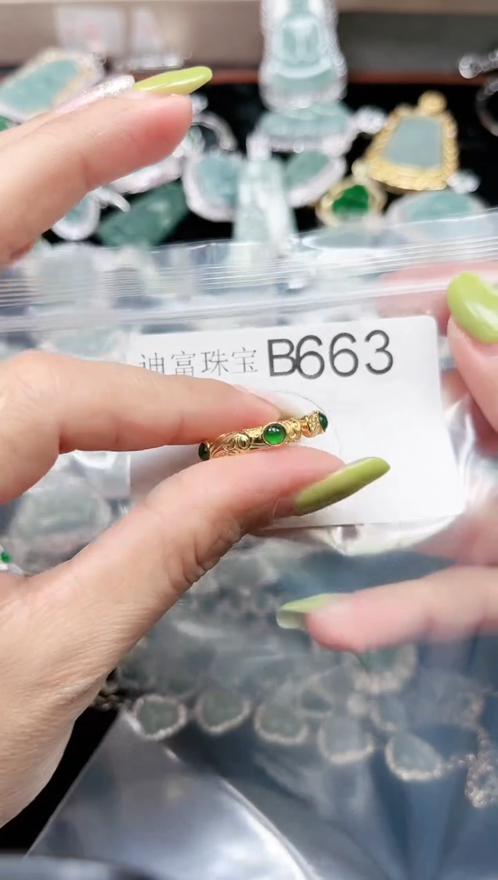【闪购商品】翡翠颈饰未镶嵌663赠皮绳