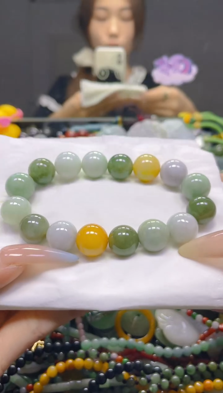 翡翠未镶嵌颈饰13MM/L/翡翠A货，一件也是批发价