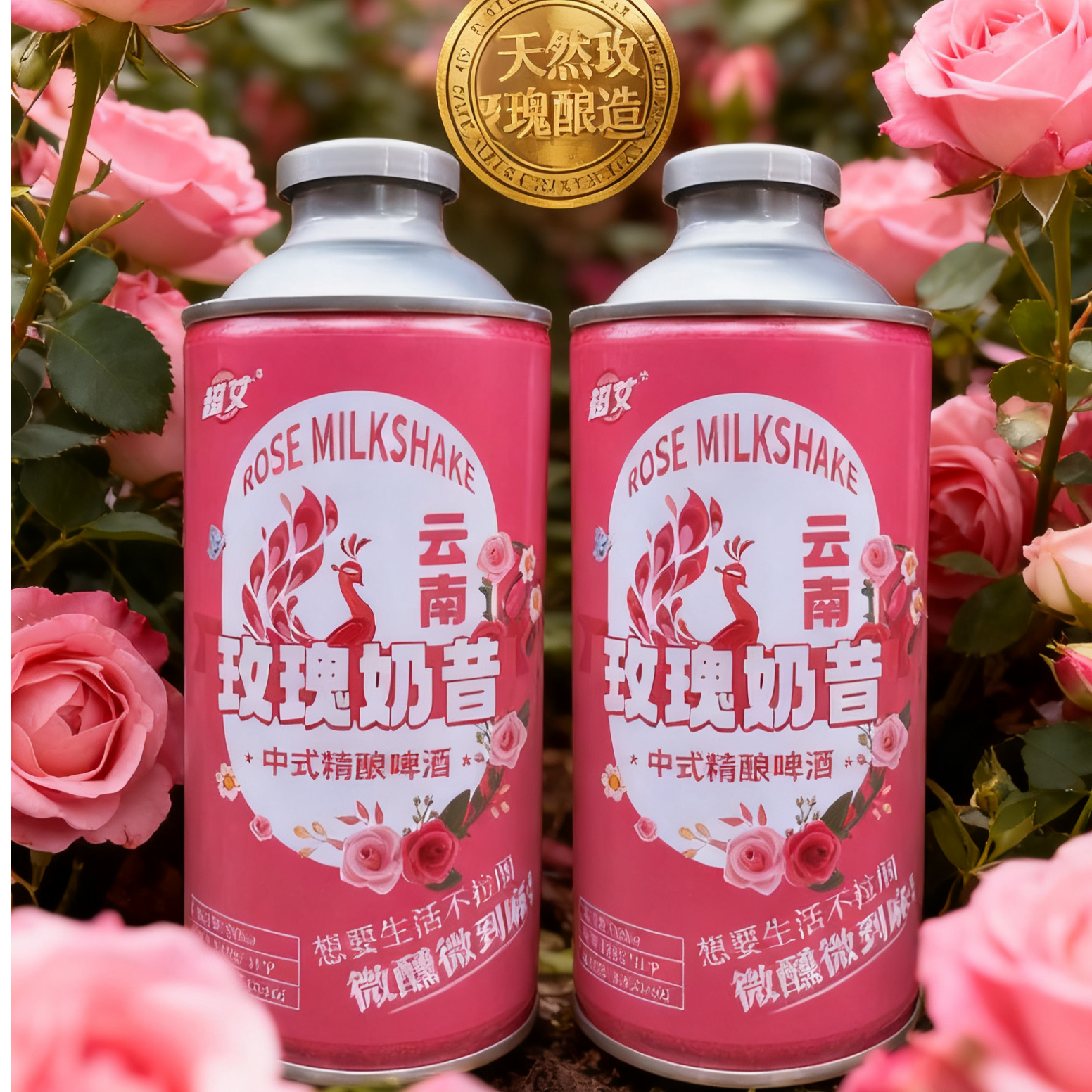 超艾云南玫瑰奶昔精酿啤酒~微醺时刻的浪漫