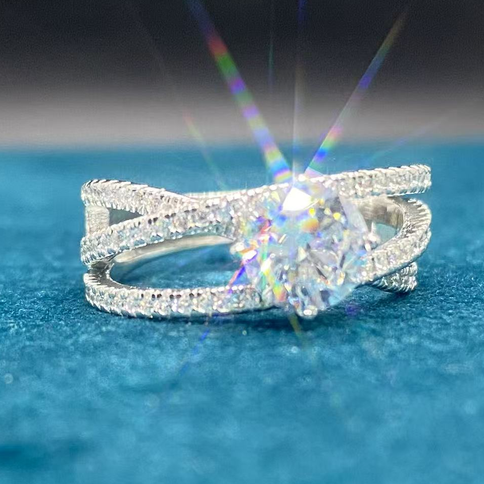 【南非库里南】NFKLN 高端奢华定制 星空交错戒指 469