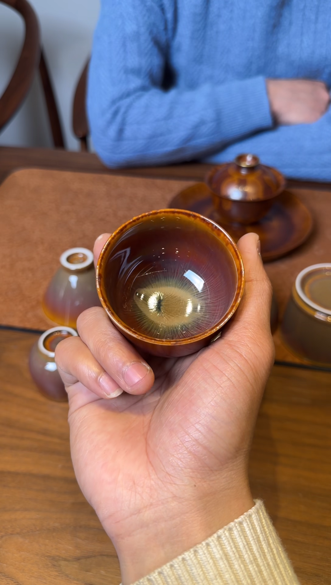 荣器 紫毫 缸杯  