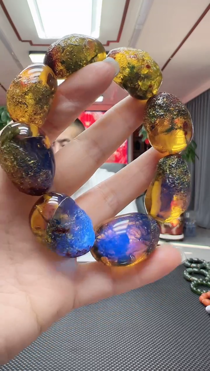 【闪购商品】琥珀（花珀）手串未镶嵌多样性发货其中发一