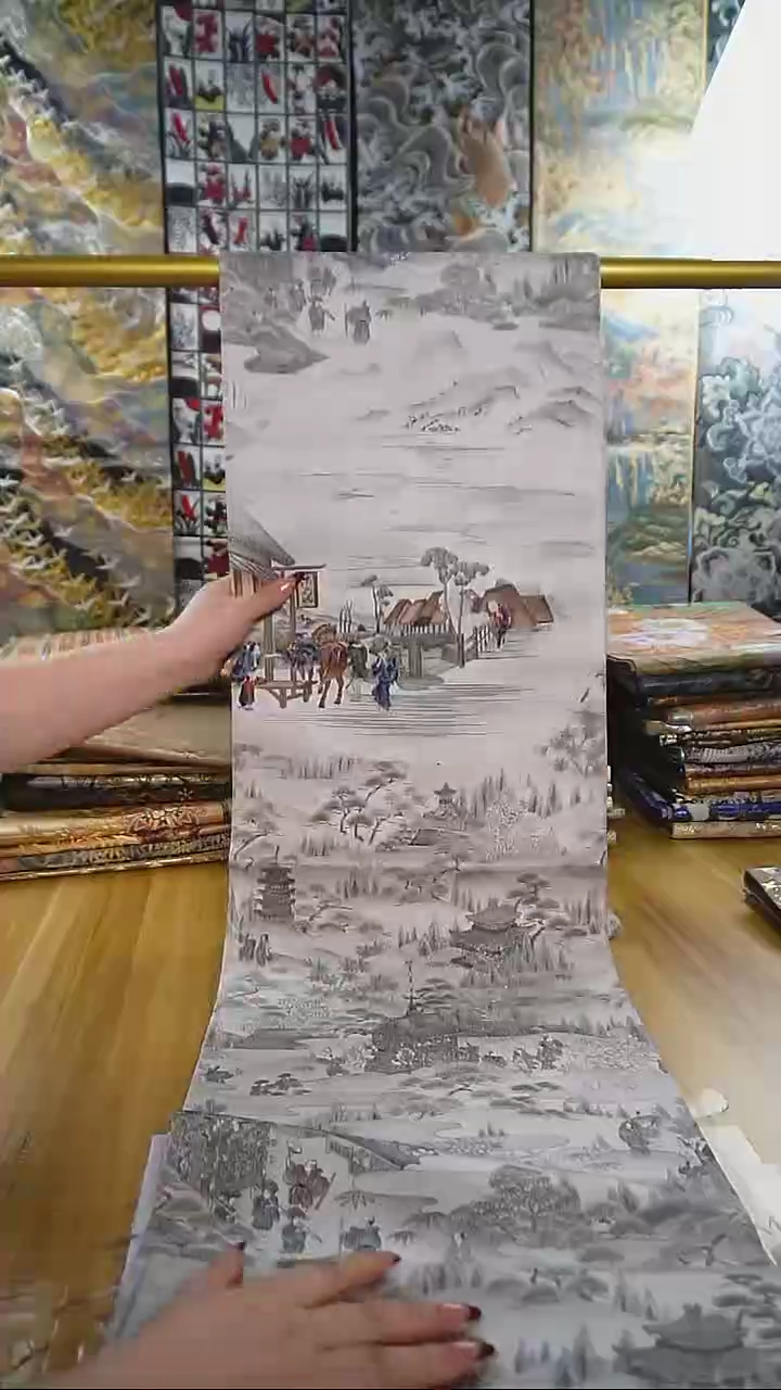 【闪购商品】织绣织锦94全通风景人物