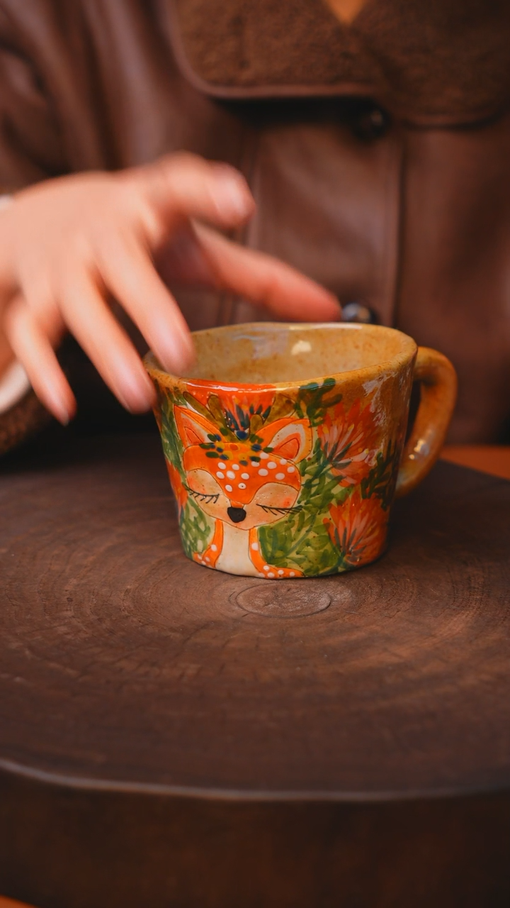 【闪购商品】瓷片景德镇手绘瓷器高温釉下彩--