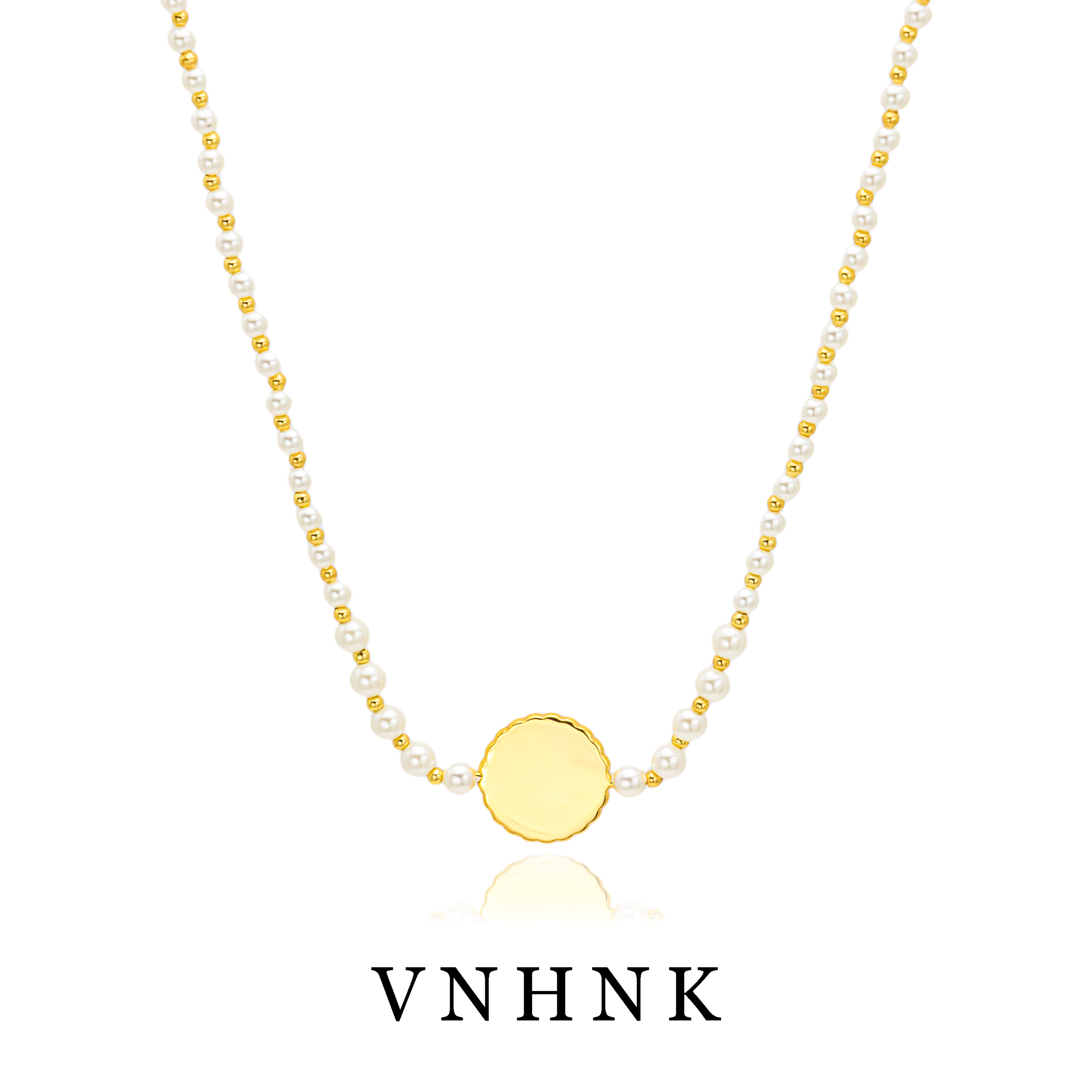 铜合金仿珍珠项链 美可儿   G574     白色(3mm41cm)气质项链