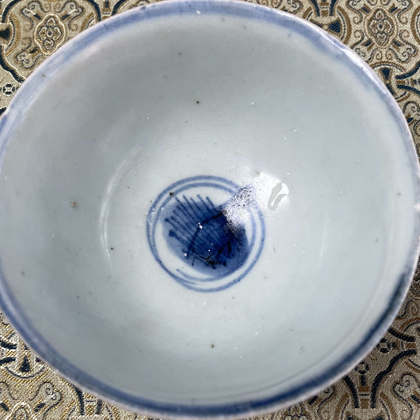 【婴系茶园碗 】复*古主人杯手绘大碗米饭碗柴窑釉下彩小盘古今彩绘