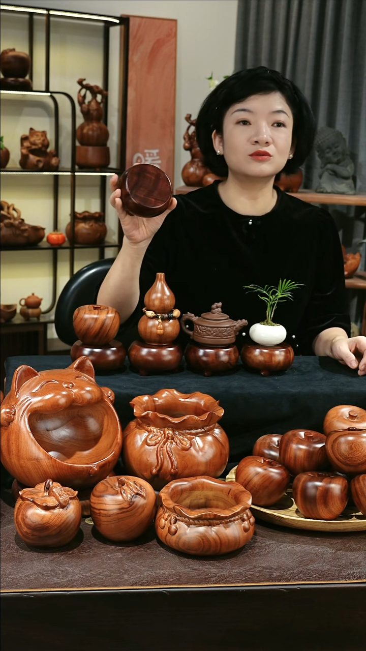 木香樟木11公分MB055-1木墩底座小号随缘发其一