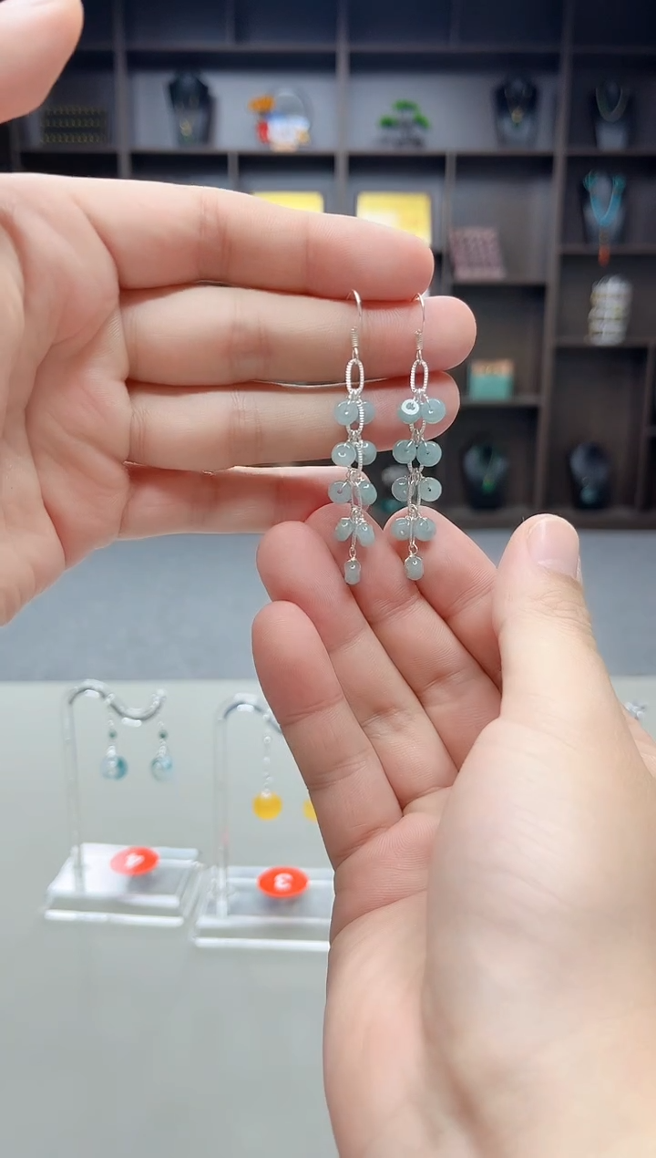 未镶嵌翡翠耳饰911000