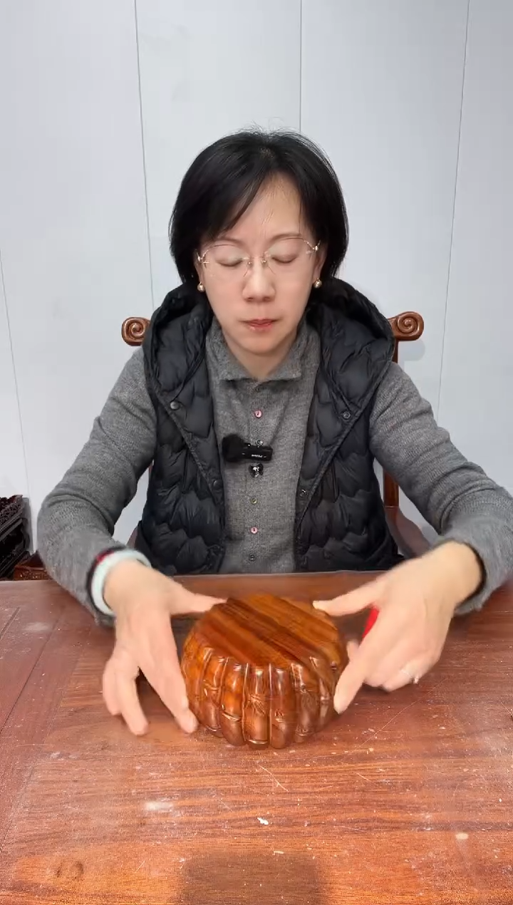 木老花节节高升12.5*15*8金瓜        