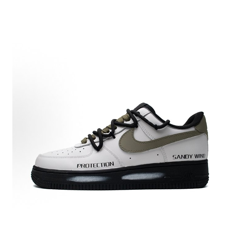 耐克男鞋【定制球鞋】AirForce1橄榄主题空军一号低帮板鞋鞋子男款