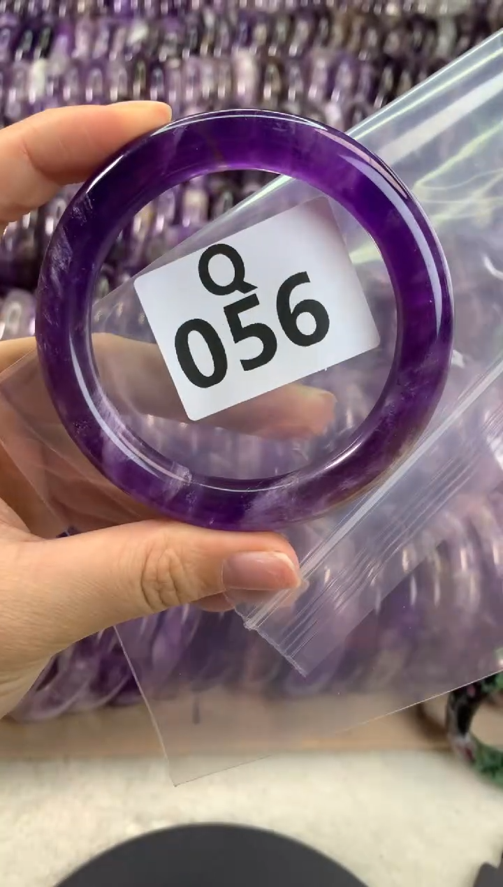 【闪购商品】水晶水晶手镯Q未镶嵌056-56