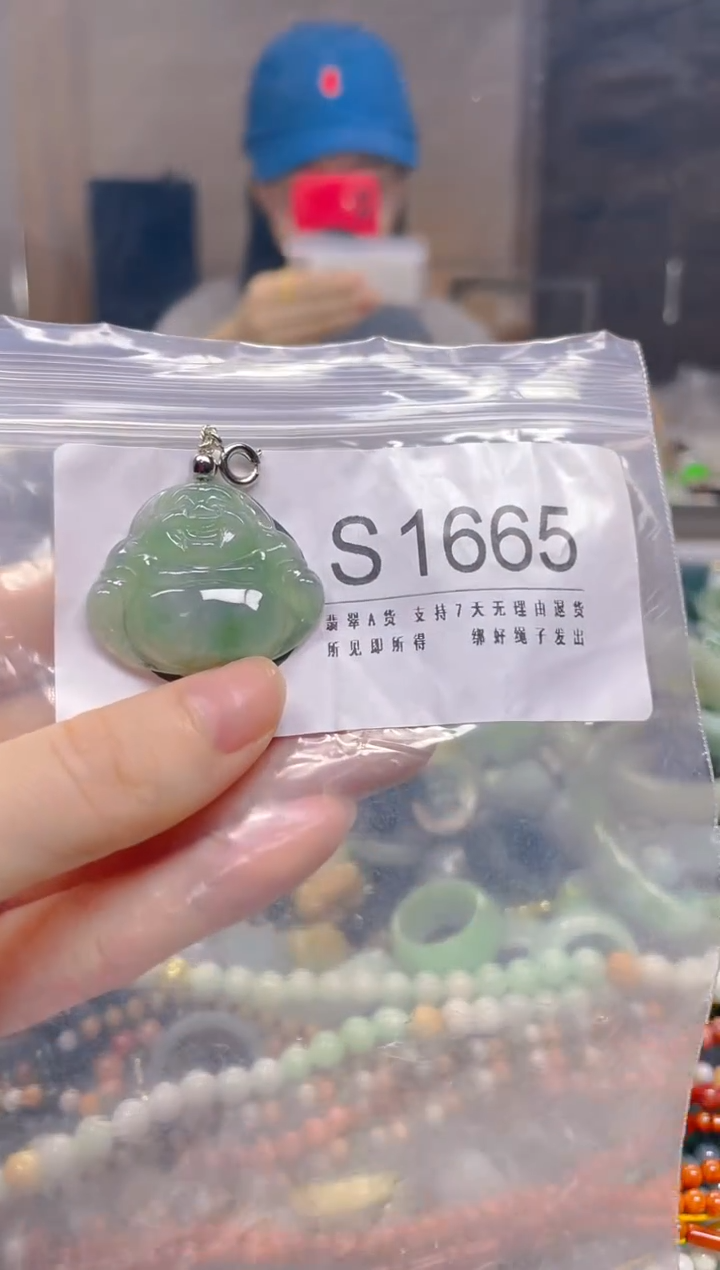 翡翠未镶嵌颈饰/S/翡翠A货一图一物