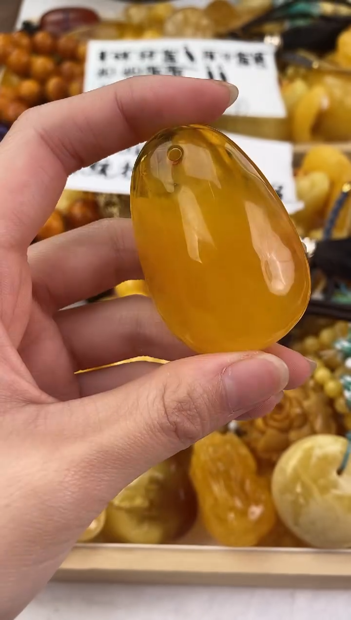 裸石琥珀未镶嵌天然蜜蜡琥珀