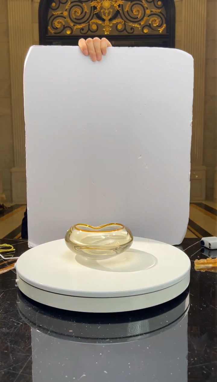 【闪购商品】摆件AJ01006茶金色小烟灰缸